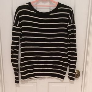 Banana Republic Black and White Knit Top